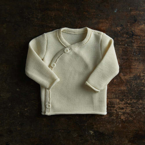 Baby & Kids Merino Wool Cardigan - Natural – MamaOwl