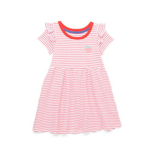 Wonder Nation Toddler Girls Ruffle Dress, Sizes 12M-5T