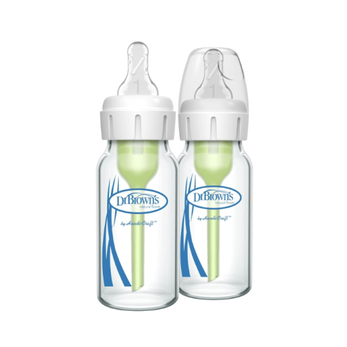 Dr. Brown's Natural Flow Glass Bottles | 4 oz | 2 Pack