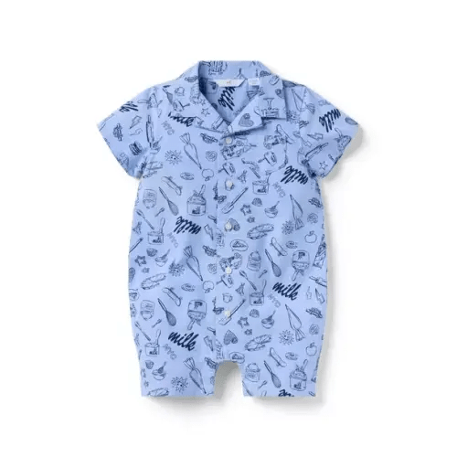 Baby Ocean Air Treats Milk Bar x Janie and Jack Slice Of Style Baby Romper by Janie and Jack