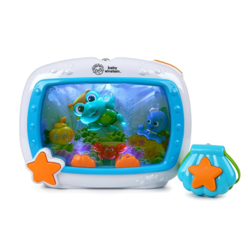 Baby Einstein Sea Dreams Soother Musical Crib Toy and Sound Machine, Newborn and up
