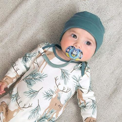 Baby Pacifier Holder for Boys and Girls, Teething Straps Unisex Design, Smoother Clip 100% Handmade Braided, Easy to Use for Teething Toy(Grey） - 9 in Grey