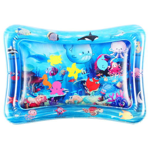Fun & Developmental Tummy Time Water Play Mat for Babies 3-9 Months, Infant Activity Center