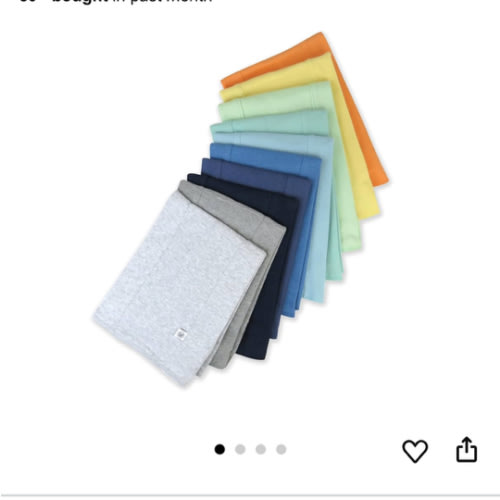 Amazon.com: HonestBaby Baby Organic Cotton Knit Burp Cloths Multipack, 10 Pack Rainbow Gems Pinks, One Size : Baby