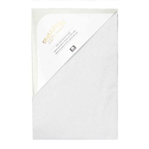 Necessities By Tendertyme Grey Flannel Crib Sheet