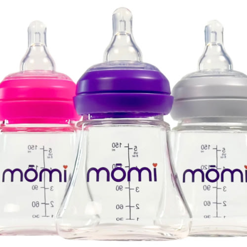 Glass Baby Bottle Sets: Natural Feeding Solution | mōmi 🤱🍼