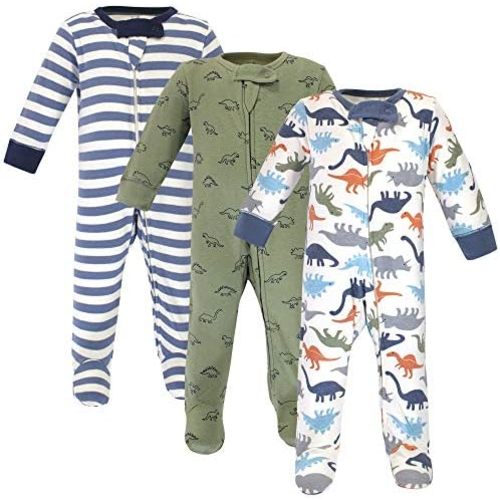 Touched by Nature Baby Girls' Organic Cotton Sleep and Play (0-3 months)