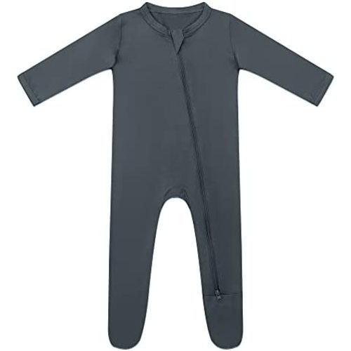 HAPIU Rayon from Bamboo Baby Footed Pajamas, 2 Way Zipper YKK, Footie for Baby Boy Girls, Newborn-24 Months