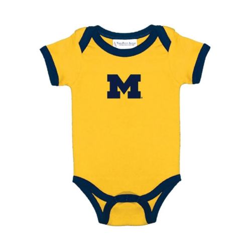 Baby MAIZE Michigan Wolverines Ringer One Piece - 10190992