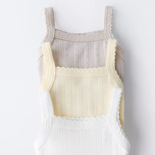 THREE-PACK OF RIB KNIT BODYSUITS WITH CUTOUT DETAIL - Yellow | ZARA United States