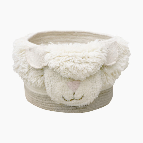 Lorena Canals Woolable Pink Nose Sheep Basket