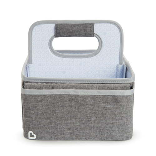 Munchkin® Portable Infant Diaper Caddy Organizer, Gray, Unisex