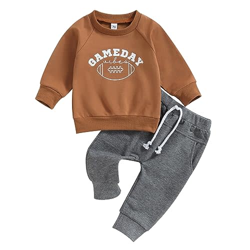 Toddler Boy Clothes Pretty Fly for A Little Guy Outfit Long Sleeve Sweatshirt Top Jogger Pants Cute 2Pcs Set 0-3T