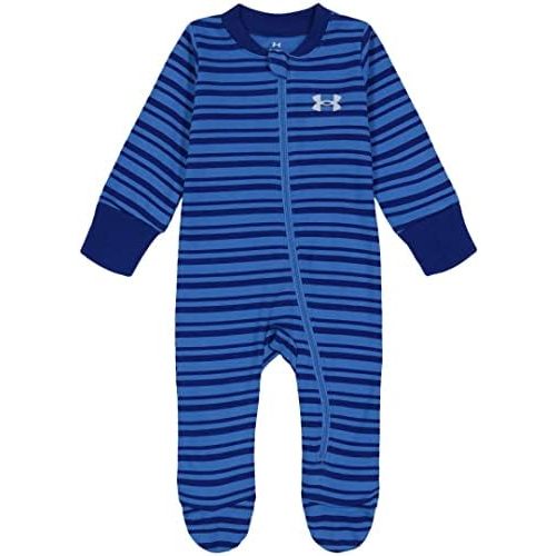 Under Armour Baby Boys' Coverall Footie, Zip-up Closure, Logo & Printed Designs