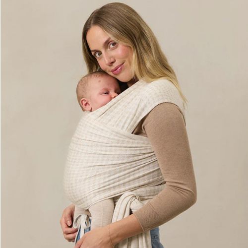 Cream Houndstooth Wrap