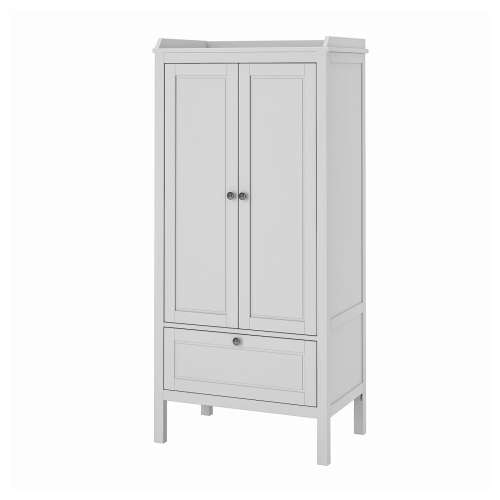 SUNDVIK Wardrobe - gray 31 1/2x19 5/8x67 3/8 "