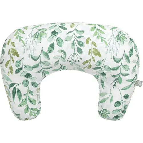 Boppy Nursing Pillow, Green Sage Leaf, Larger, More Supportive Pillow for Breastfeeding and Bottle Feeding; Firmer Fill, Higher Lift, Larger Area Than Original Nursing Pillow; JPMA Certified