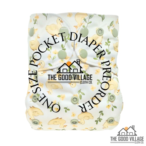 ✨PREORDER✨One Size Pocket Diaper | Duckies