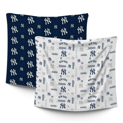 New York Yankees Pegasus Infant 47" x 47" Home & Away Two-Piece Muslin Blanket Set