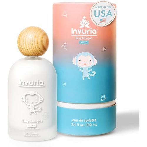 Afeto Baby Cologne | Alcohol-Free Cologne | For Boys & Girls | Baby Eau de Toilette | Newborn Perfume | 3.4 oz | 100 mL