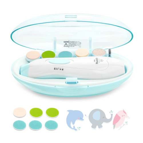 Baby Nail File with Light, Little Martin's Electric Baby Nail Trimmer (Blue/Pink) – Little Martin's Drawer