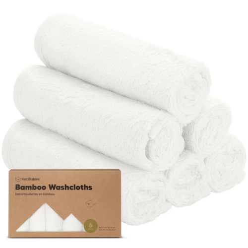 6-Pack Baby Bamboo Wash Cloths