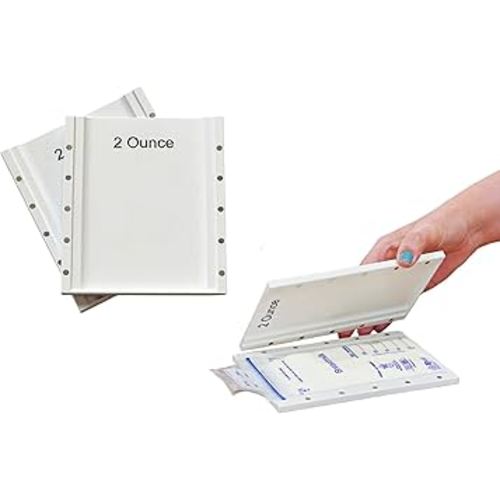 Magnetic Breastmilk Freeze Flat Trays - Breastpump Accessory to Freeze Breast Milk Storage Bags Flat (2oz Tray Set (2 or 4oz), for Motif)