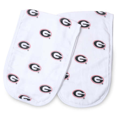 University of Georgia 2pk Burp Cloths – Three Little Anchors