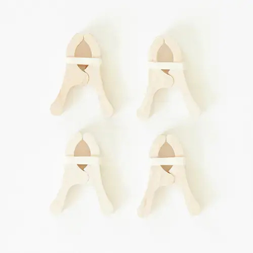 Mini Play Clips | Buy High-Quality Wooden Fort Clips for Kids from Sarah's Silks