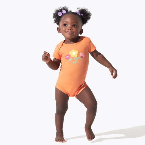 Onesies Brand Baby Girl Short Sleeve Bodysuits, 8-Pack, Sizes Newborn-12 Months