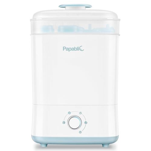 Papablic Baby Bottle Sterilizer and Dryer Pro, Esterilizador De Biberones, Electric Steam Sterilizer for Baby Bottles, Pacifiers, and Pump Parts, Large Capacity 10 Bottles