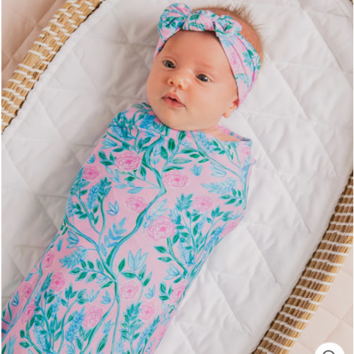 Botanically Speaking Swaddle & Headwrap Set