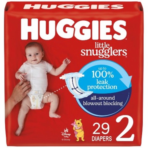 Huggies Little Snugglers Disposable Diapers - Size 2 - 29ct