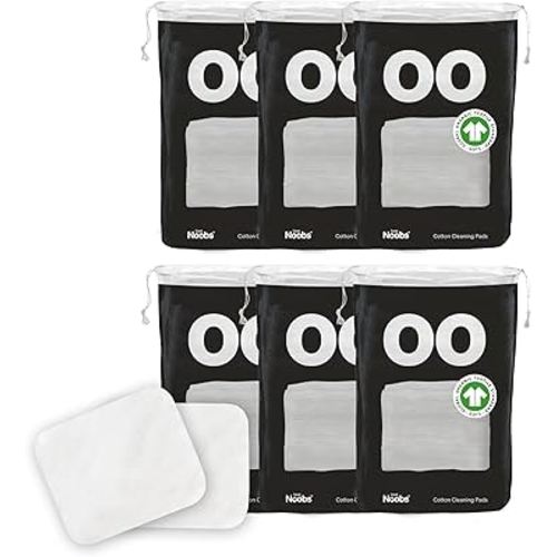Baby Cotton Pads for Diaper Change, 360 Count, Ultra Soft 100% Organic Extra Large Cotton Pads for Baby Sensitive Skin, Lint-Free Premium Jumbo Size Cotton Pads, 100% Cotton Squares