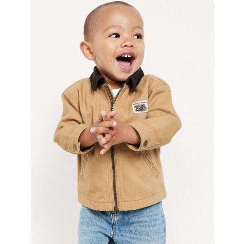 Full-Zip Twill Barn Coat for Baby | Old Navy