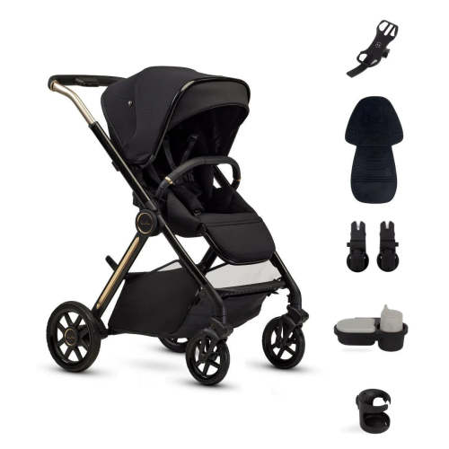 Silver Cross Reef 2 Multi-terrain Modular Stroller 2025 + Accessory Bundle - Espresso (Special Edition) | Traveling Tikes