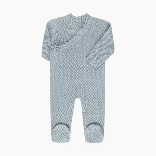 Elys & Co Knit Footie - Blue, Newborn