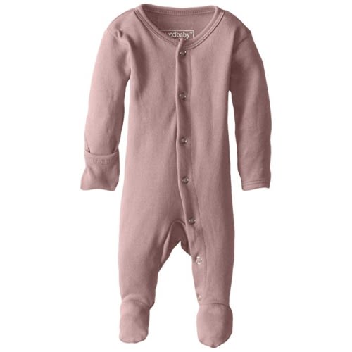 L'ovedbaby Unisex-Baby Organic Cotton Footed Overall - 0-3 Months