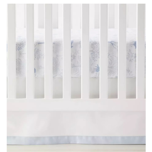 Border Frame Crib Skirt | Serena and Lily