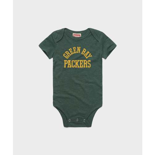 Green Bay Packers Classic Baby One Piece | Retro NFL Baby One-Piece – HOMAGE