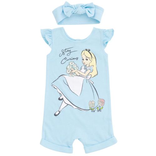 Mickey Mouse & Friends Minnie Mouse Newborn Baby Girls Snap Romper And Headband Pink 3-6 Months