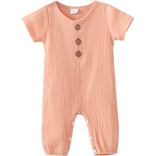Newborn Baby Girl Clothes Summer Outfits Infant Short Sleeve Romper Jumpsuit Bodysuit Cute Newborn Clothes for Girl