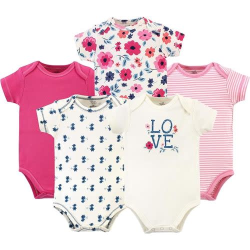 Touched by Nature Unisex Baby Organic Cotton Bodysuits