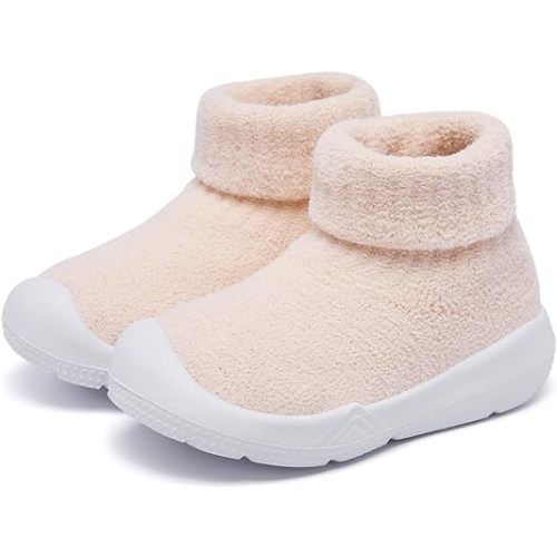 MORENDL Baby Sock Shoes Toddler Walking Shoes Infant Slippers Boys & Girls Non-Slip Sneakers