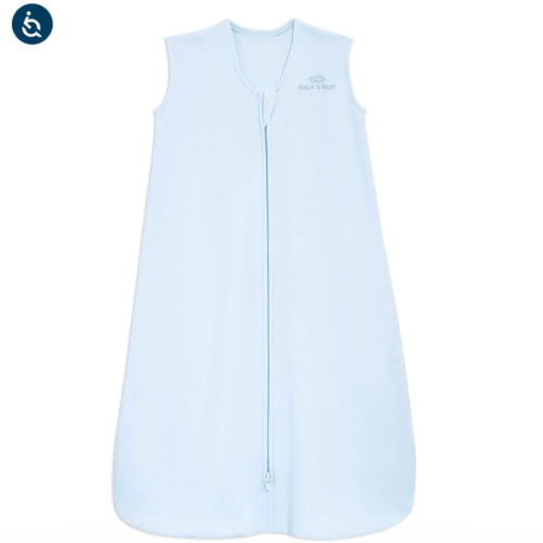 Blue Cotton Wearable Baby Blanket SMALL | HALO