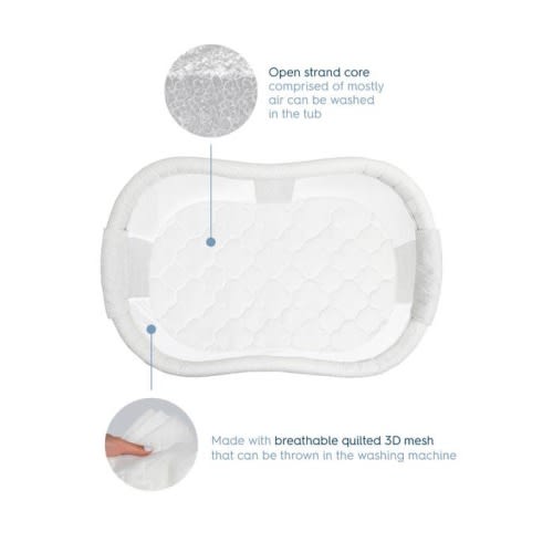 DreamWeave Breathable BassiNest Mattress Pad | HALO