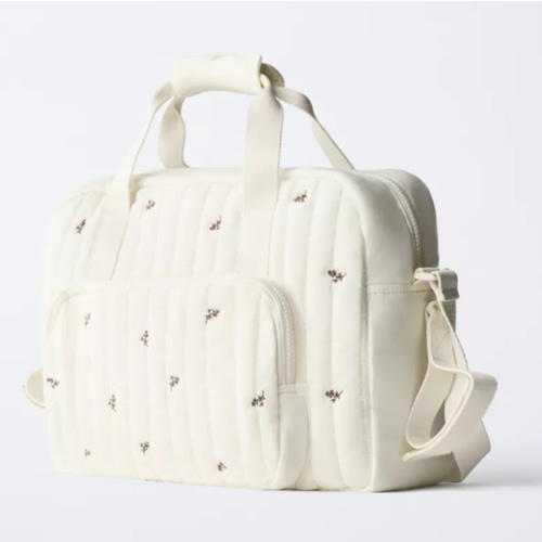 STRIPED MATERNITY BAG