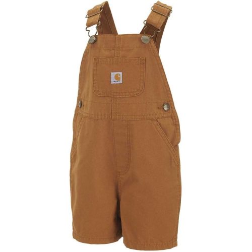 Carhartt Baby-Boys Infant Washed Canvas Bib Shortall