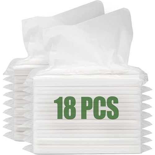 Car Tissue Refill, 18 Packs Car Tissues Auto Visor Tissue Refills for Visor, Napkins Holder Refill, Car Travel Tissues, Soft and Smooth (18 Pieces)