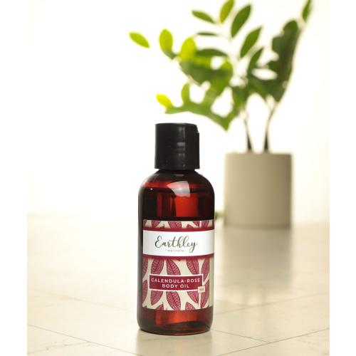 Calendula-Rose Body Oil- For Nourished Skin and Intimate Needs